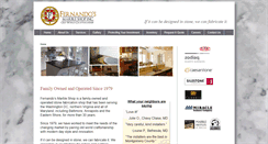 Desktop Screenshot of fernandosmarbleshop.com